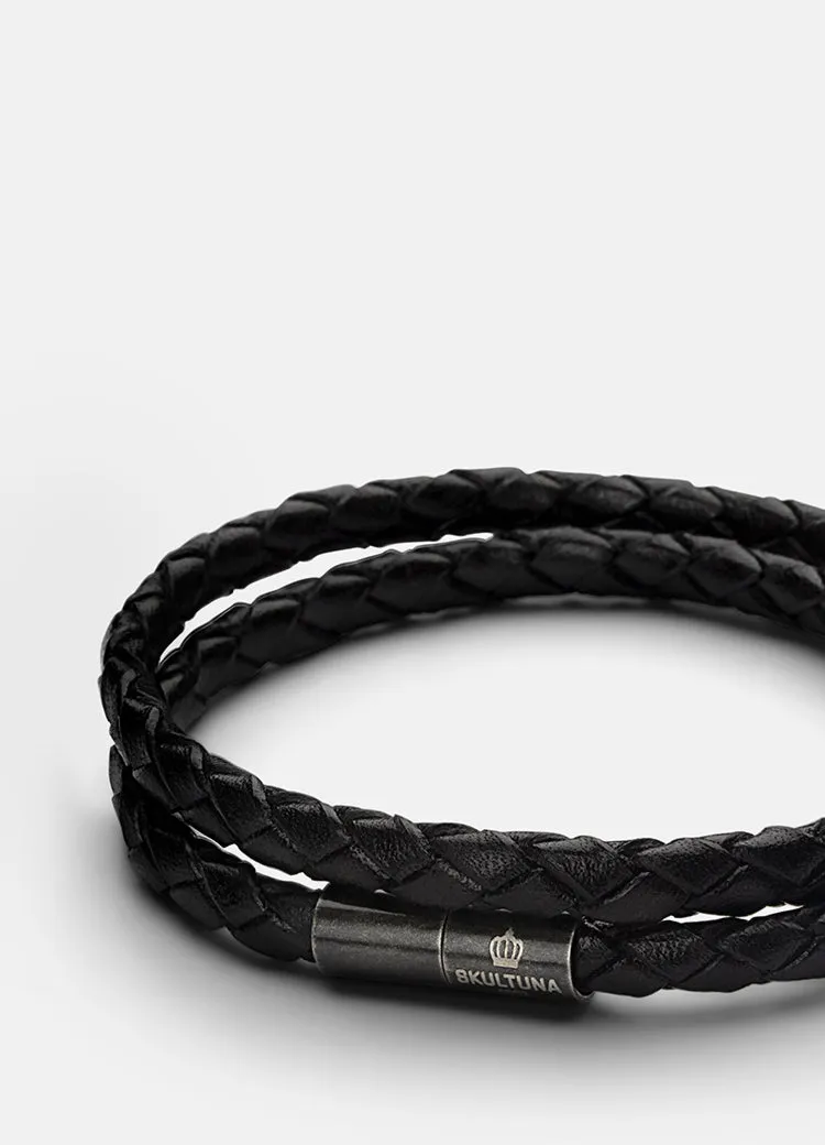 Leather Bracelet | The Stealth Bracelet | Black