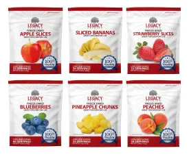 Legacy Freeze Dried Fruit - Variety Pack