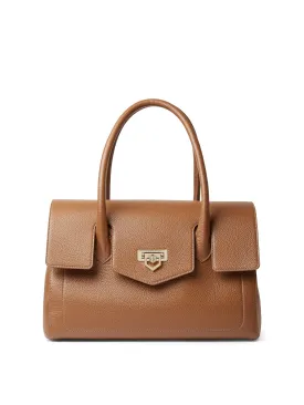 Loxley Shoulder Bag - Pebbled Tan Leather