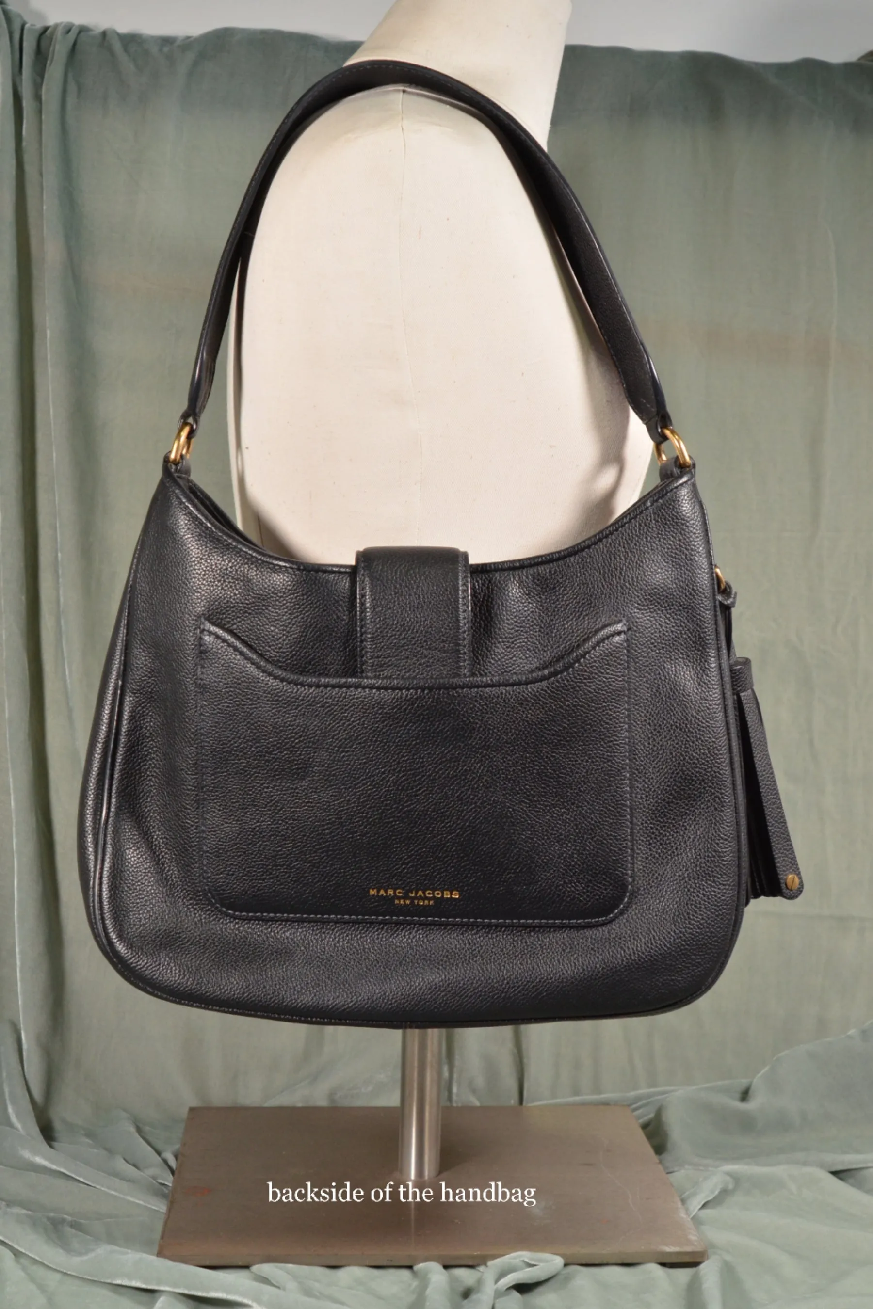 Marc Jacobs Black Pebbled Leather Bag, Pre-Owned, Great Condition, Like New