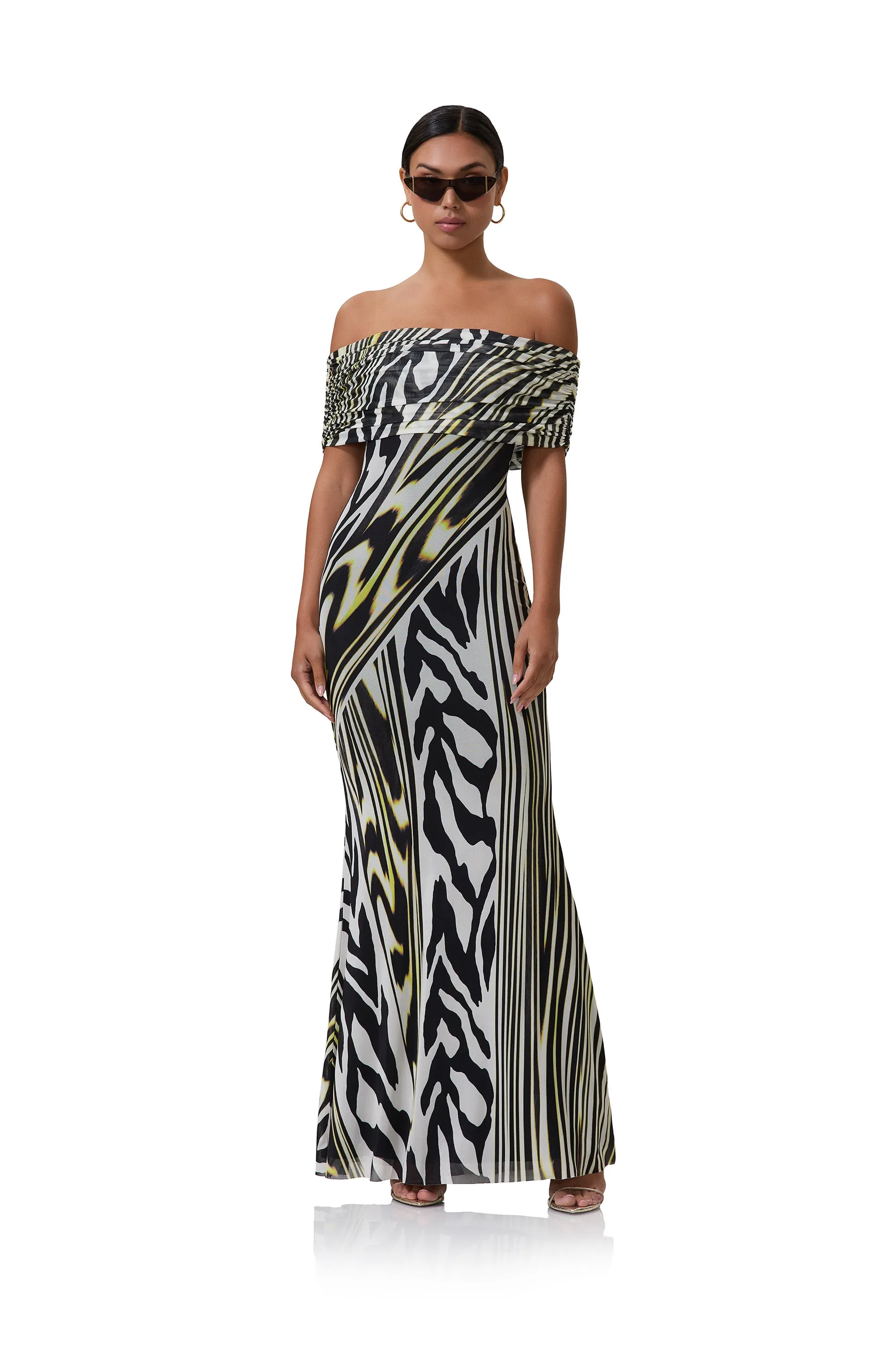 McCall Maxi Dress - Zebra Lime