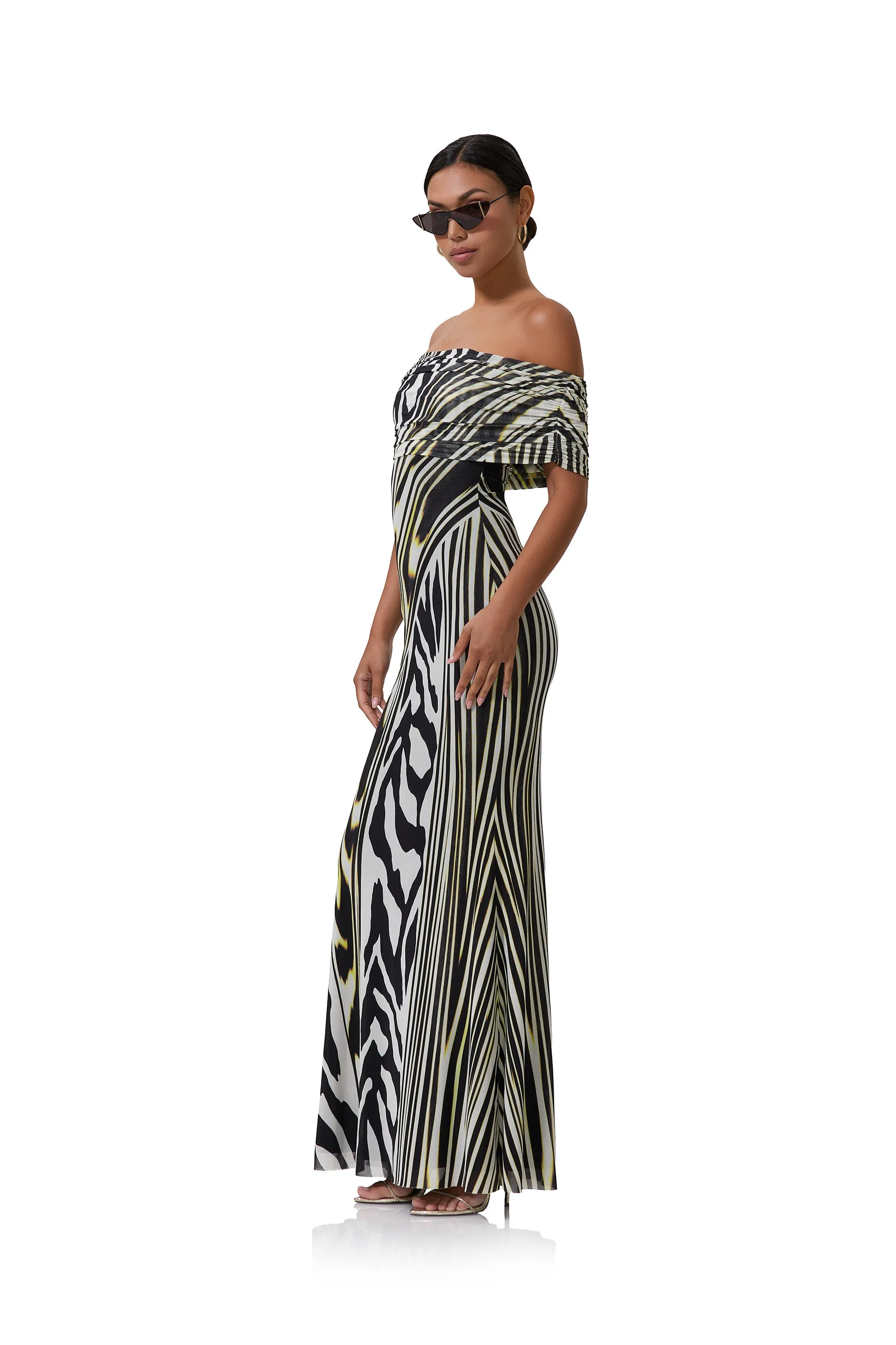 McCall Maxi Dress - Zebra Lime