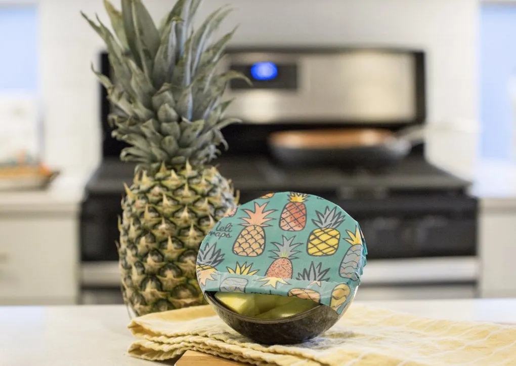 Meli Wraps Beeswax Food Wrap - Pineapple Print