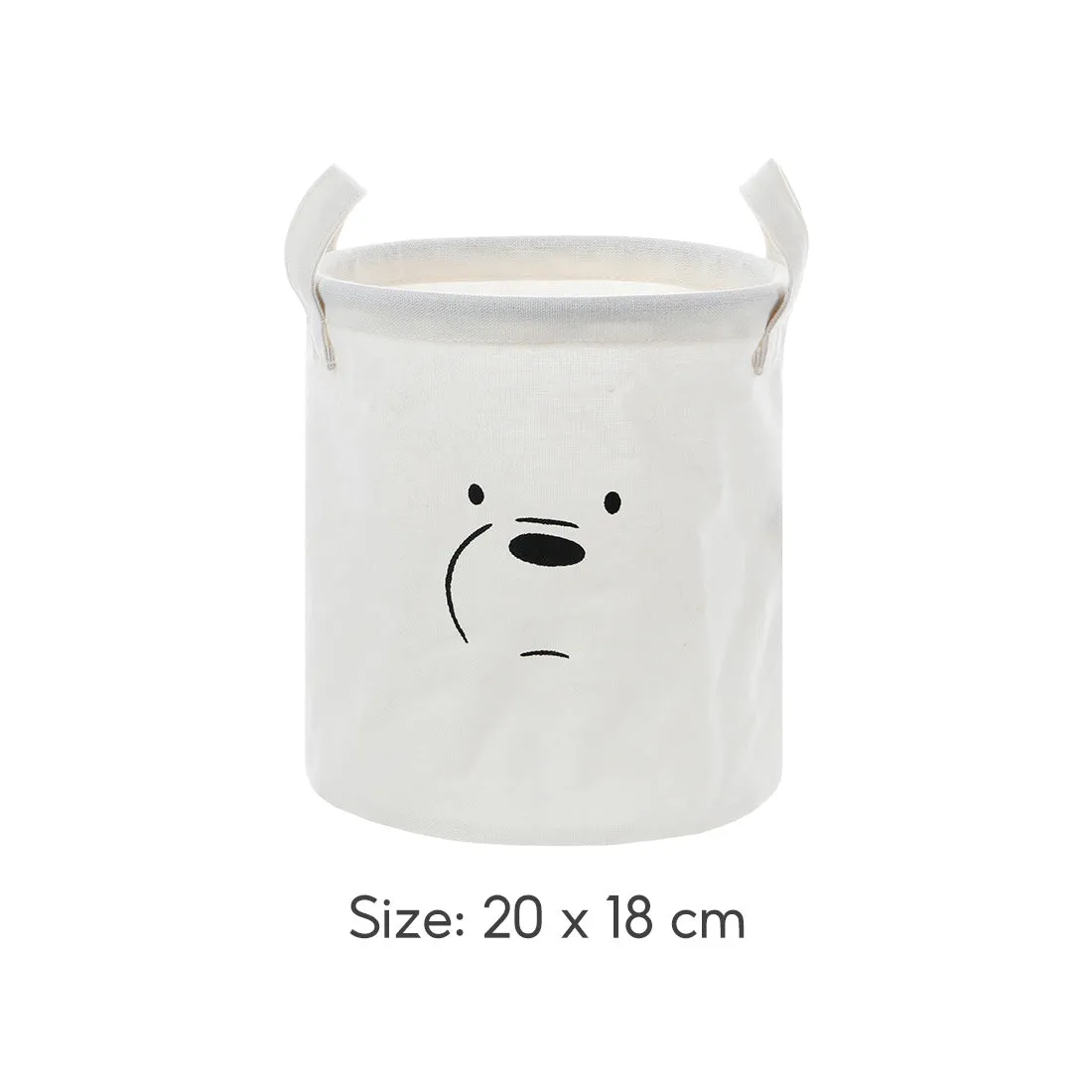 MINISO We Bare Bears Small Storage Bucket(Ice Bear)