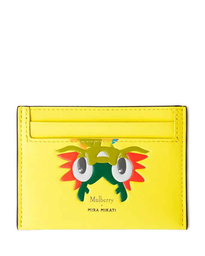 Mulberry x Mira Mikati Yellow Credit Card Slip