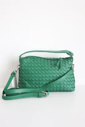 Nikki Woven Bag - Green