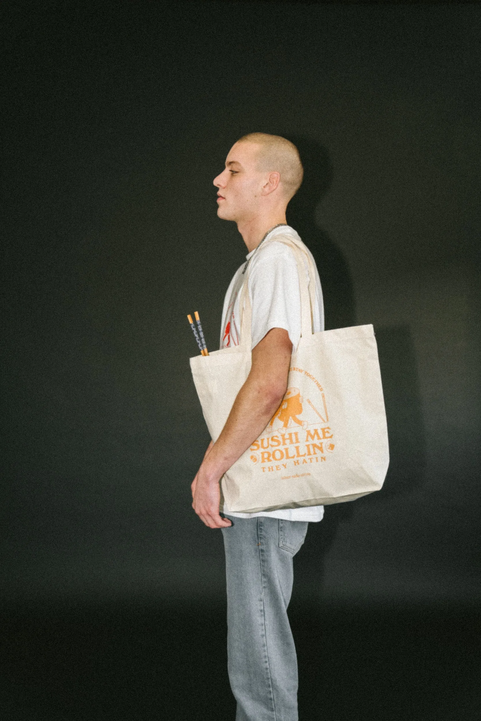 Other Side Store 'Sushi Me Rollin' Shopper Organic Tote