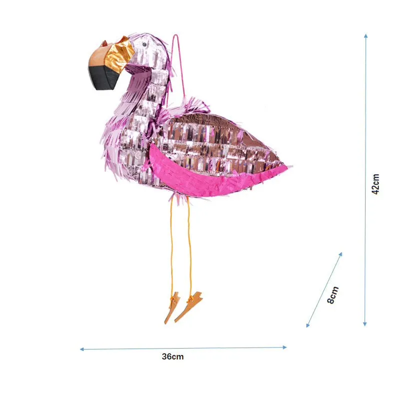 Pinata Flamingo with Baton Set