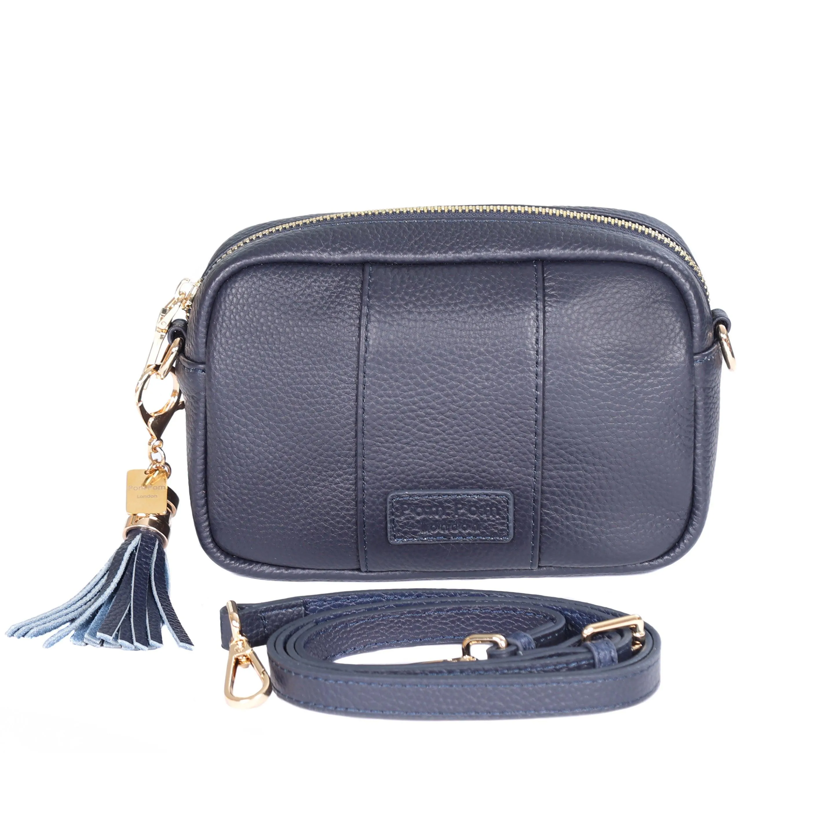 Pom Pom London City MINI Bag Navy