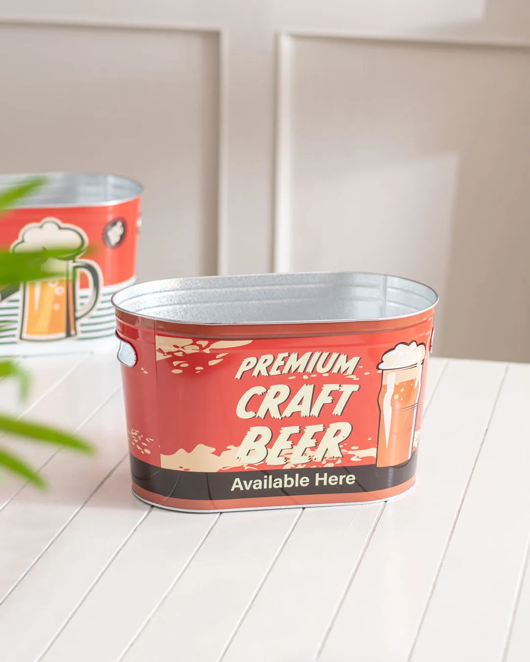 'Premium Craft Beer' Beer Bucket - Set of 2