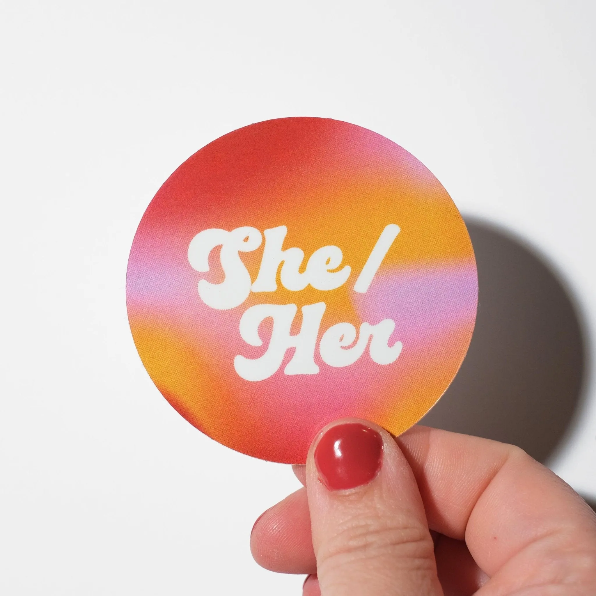 Pronoun Sticker - She/Her