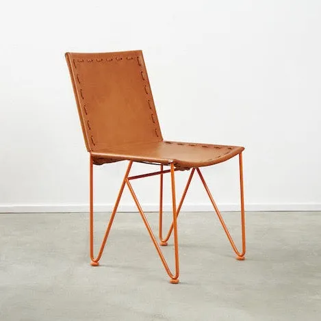 Saddle Leather Dining Chair