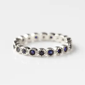 Sapphire Constellation Eternity Ring