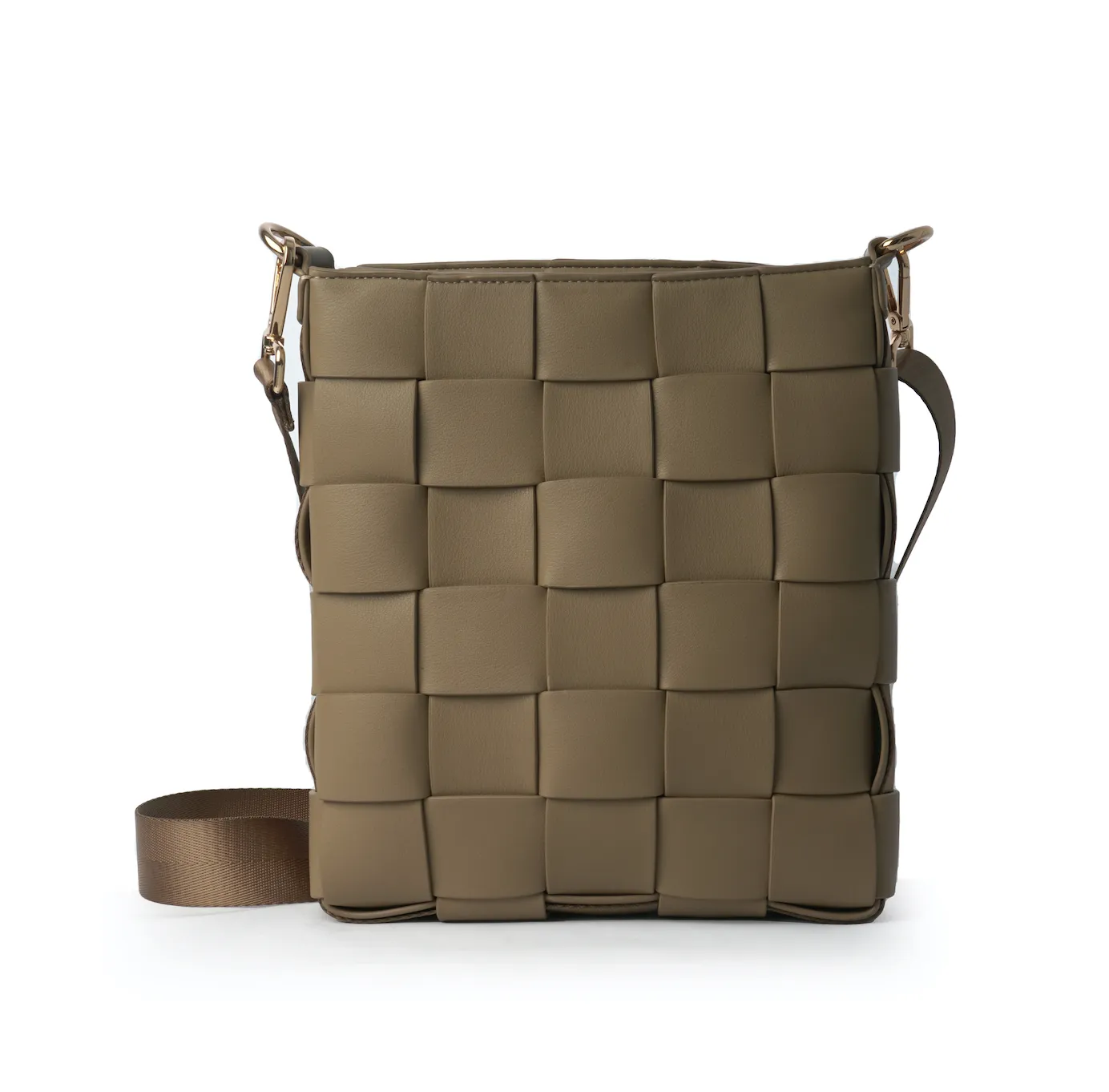 Shoulder Bag | Braided Strap Bag | Taupe | Vegan