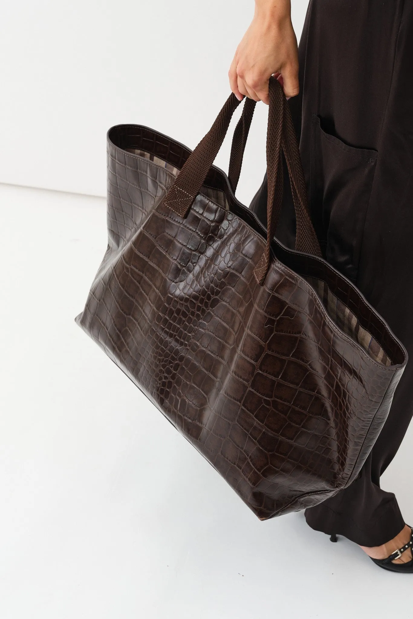 Smidstrup Bag — Brown Croco