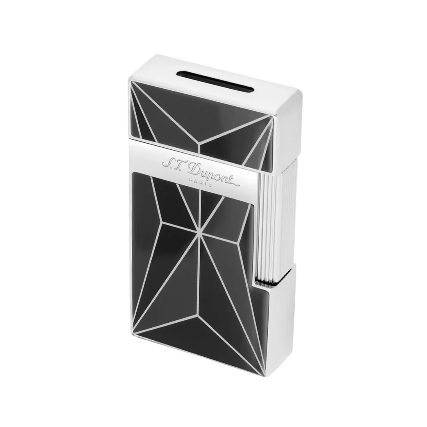 S.T. Dupont Biggy Black/Chrome Fire X Lighter