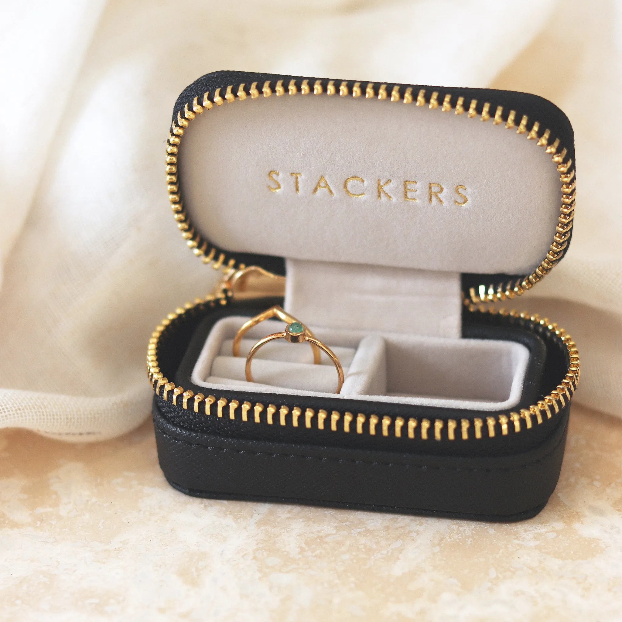 Stackers Black Jewellery Box - Large