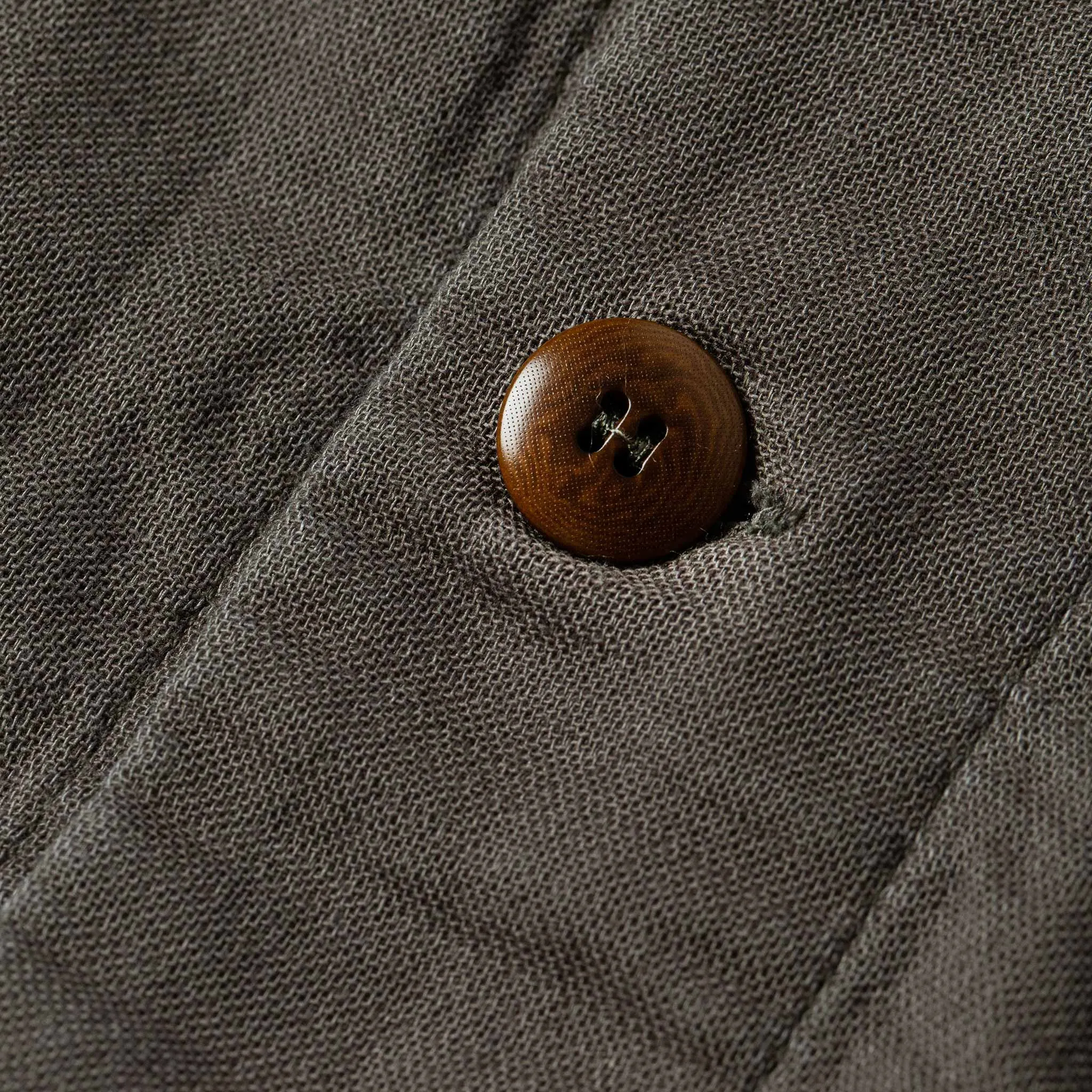 The Caravan Shirt in Walnut Double Cloth